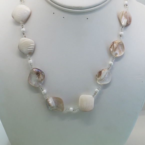 NECKLACE-LOT of Abalone MOP Shell Set - Picture 4 of 4